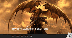 Desktop Screenshot of dragonslayersit.com