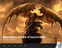 Tablet Screenshot of dragonslayersit.com